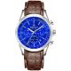 Giewont Chronograph Saphir Silber Blau Herrenuhr GW7650-A5