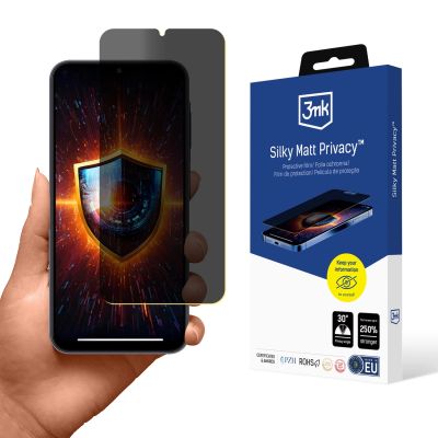 2. 3mk Silky Matt Privacy Blickschutzfolie für Samsung Galaxy A25 5G