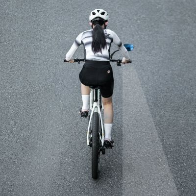 3. Rockbros F-253W blendfreier Fahrradspiegel mit Carbonfaserarm – rechts