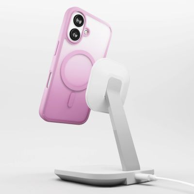 6. Puro Gradient MagSafe Silikonhülle für iPhone 16 – Rosa