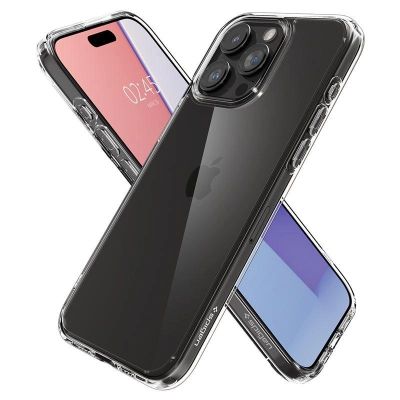 12. Spigen Crystal Hybrid-Hülle für iPhone 15 Pro – transparent