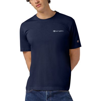 5. Herren Champion Kurzarm-T-Shirt Marineblau 221798 BS501