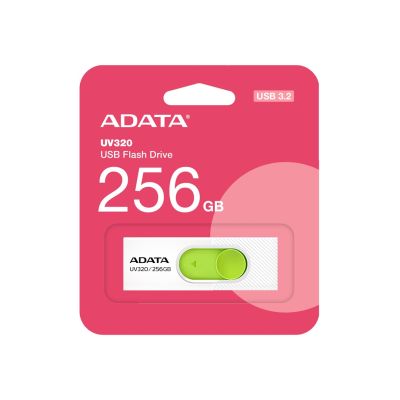 4. ADATA UV320 USB-Stick 256 GB USB Typ-A 3.2 Gen 1 (3.1 Gen 1) Grün, Weiß