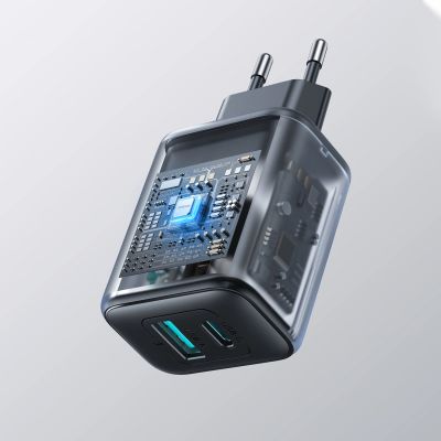 13. Joyroom JR-TCF13 Netzwerkladegerät USB-C / USB-A 25W SFC / PPS / PD - Schwarz