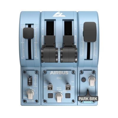 5. Thrustmaster TCA Quadrant Add-On Airbus Edition Schwarz, Blau Flugsimulation PC