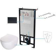 6-in-1 Unterputz-WC-Set