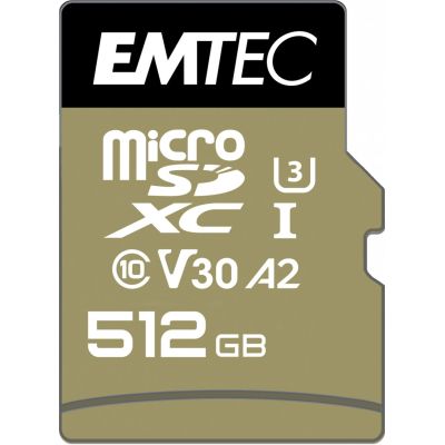 Emtec ECMSDM512GXC10SP 512GB MicroSDXC UHS-I Klasse 10 Flash-Speicher