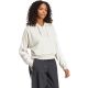10. Damen adidas Essentials 3-Streifen French Terry Quarter-Zip Hoodie Beige JN1958