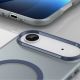 4. Magnetische Schleifhülle für iPhone 17 Air, kompatibel mit MagSafe, Mattblau