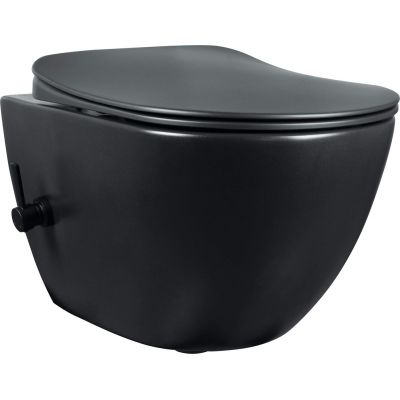 WC-Becken mit Bidetfunktion – mit Mischbatterie