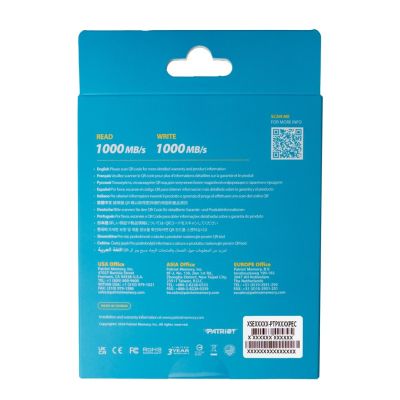 13. Patriot TXD USB-3.2-Gehäuse für M.2-NVMe-SSD 1.3, bis zu 8 TB – Aluminium