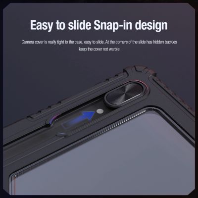 15. Nillkin Bumper Leather Case Pro Hülle für Samsung Galaxy Tab S9+ – Schwarz
