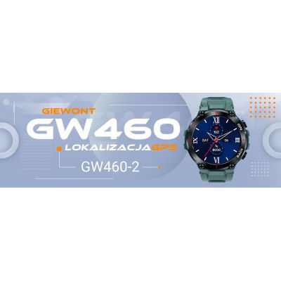 3. GIEWONT Pionier GPS GW460-2 Smartwatch – Seegrün