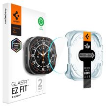 Spigen Glas.TR EZ Fit AC 2er-Pack gehärtetes Glas für Samsung Galaxy Watch Ultra 47 mm