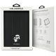 8. Karl Lagerfeld Saffiano Magnetische Karl & Choupette iPad Pro 11" 2024 Buchcover-Hülle - Schwarz