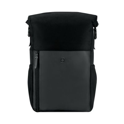 Wenger UrbanOne Roll-Top 15,6" Laptop-Rucksack, Schwarz