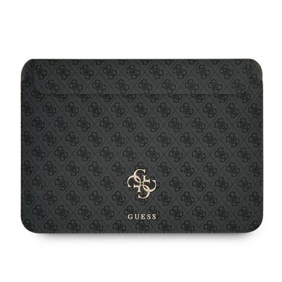 Guess 4G Big Logo-Hülle für einen 13-Zoll-Laptop – Grau