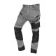 Denim-Arbeitshose, verstärktes Oxford-Gewebe, grau, Größe M