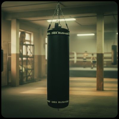 4. PREMIUM Boxsack – SBRX Schwarz – Leer – 130 cm | DBX Bushido