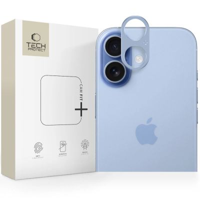 Tech-Protect Camalloy Fit+ Kameraglas für iPhone 17 – Blau