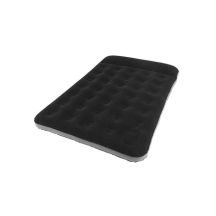 Outwell Classic Luftmatratze mit Kissen und Pumpe, Doppelbett - schwarz/grau