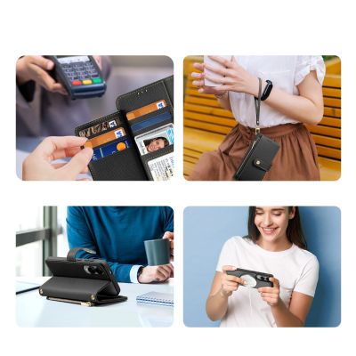 4. Dux Ducis Lava Case mit MagSafe für Samsung Galaxy S25 Edge - Schwarz