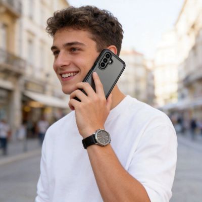 8. Tech-Protect Schutzhülle für Samsung Galaxy A36 / A56 / A27 / A37 5G – Mattschwarz