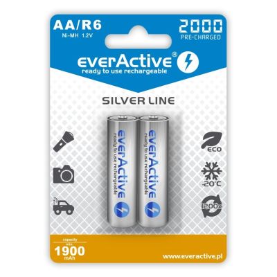 EVERACTIVE AA-Batterien 2000 mAh - 2 Stück EVHRL6-2000