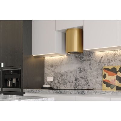 3. Dunstabzugshaube MAAN Elba Mini WPB 431, Gold glänzend