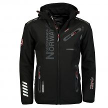Geographical Norway Royaute Assor B Men 068 M WW1975H/GN/Black / Schwarze Softshelljacke