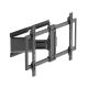 6. MACLEAN TV-WANDHALTERUNG, VESA 600 x 400, max. 37–90 Zoll, max. Traglast 65 kg, Schwarz, MC-881 N