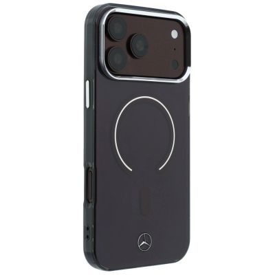 4. Mercedes Double Layer Iconic Logo MagSafe Hülle für iPhone 18 Pro Max / 17 Pro Max - bordeauxrot