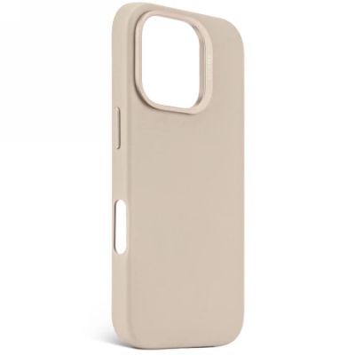 2. Decoded Leder-Backcover MagSafe-Hülle für iPhone 16 – Beige