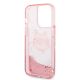 7. Karl Lagerfeld KLHCP14LLNCHCP iPhone 14 Pro 6.1" Pink/Pink Hardcase Glitter Choupette Head