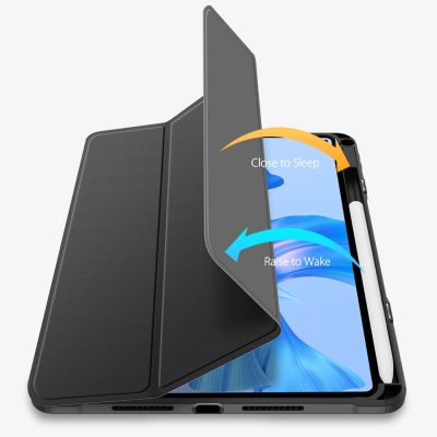 18. Dux Ducis Toby Hülle für Huawei MatePad Pro 11'' (2022) Cover mit S Pen Pen Smart Cover Ständer Schwarz