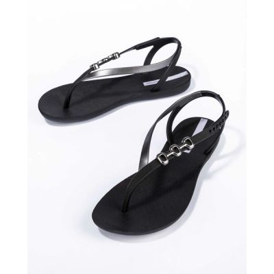 4. Ipanema Sandal Rio Damen Flip-Flop Sandalen modisch bequem Schwarz