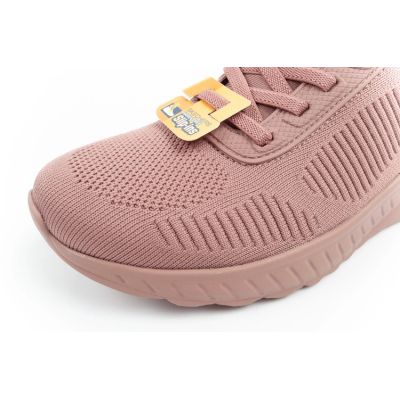 6. Skechers Bobs Squad-Chaos bequeme Damen SLIP-INS Sportschuhe rosa
