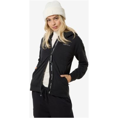 4. Damenjacke SUPER.NATURAL W WARM UP ALOOF DWR JACKET, schwarz
