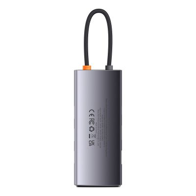 11. Baseus Metal Gleam Series HUB 7-in-1 Dockingstation USB Typ C - 1 x HDMI / 1 x VGA / 3 x USB 3.2 Gen. 1 / 1 x Power Delivery / 1 x RJ-45 Ethernet grau (WKWG040013)