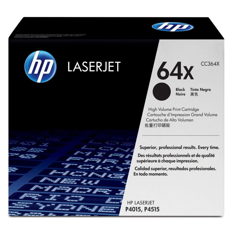 HP 64X Original LaserJet Tonerkartusche mit hoher Reichweite, Schwarz, 1 Stück