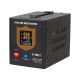 KEMOT PROsinus-500 Notstromversorgung, reiner Sinuswellenwandler mit Ladefunktion 12 V/230 V 500 VA/300 W – Schwarz