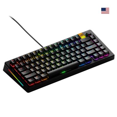 Glorious PC Gaming Race GMMK 3 HE Vorgefertigte USB-Tastatur QWERTY US-Englisch Schwarz