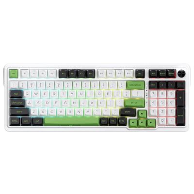 3. REDRAGON K686WBG-RGB-MAX Eisa Max Tastatur USB + RF Wireless + Bluetooth Weiß, Schwarz