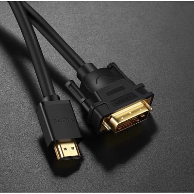 10. Ugreen Kabel HDMI - DVI 4K 60Hz 30AWG 1m schwarz (30116)