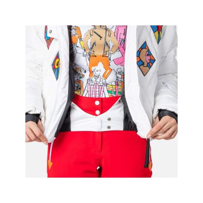 6. Rossignol W Lumy Daunen-Bomberjacke Jkt Weiß