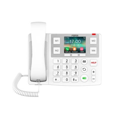 Fanvil X305 VoIP-Telefon, weiß, 2-zeiliges LCD-Display, WLAN