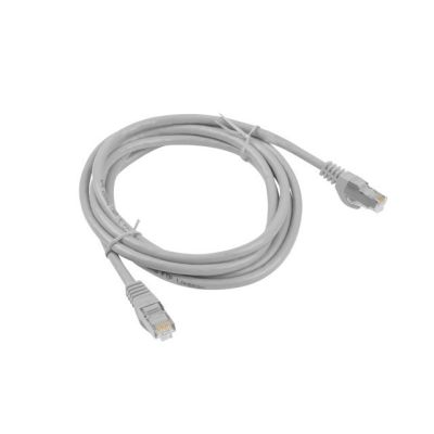 2. LANBERG PATCHCORD CAT.6 FTP 2M GRAU FLUKE BESTANDEN