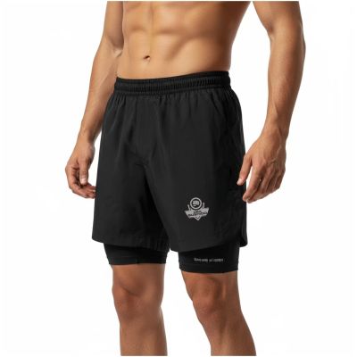 DBX Bushido Schwarze MMA-Shorts mit Leggings