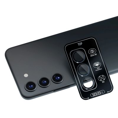 3. 3mk Lens Protection Pro Kameraabdeckung für Samsung Galaxy S24 – Schwarz