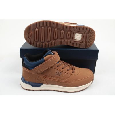 2. GAP Jack braune Kinder-Ankle-Boots mit Klettverschluss